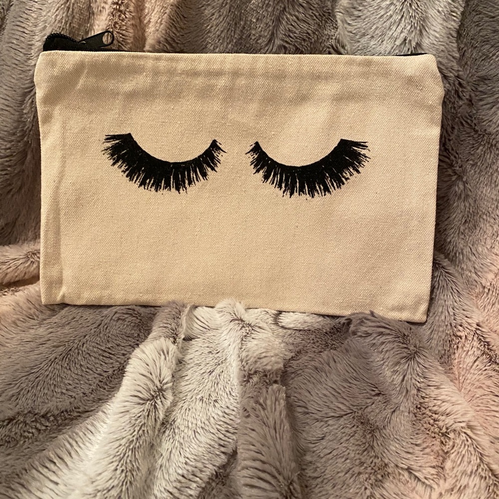 Canvas Bikini Bag - Cosmetic Case -School Supply Bag